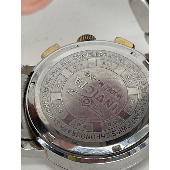 Invicta 4742 Watch Quartz Dial Chronograph Watch Diamond - Picture 8 of 8